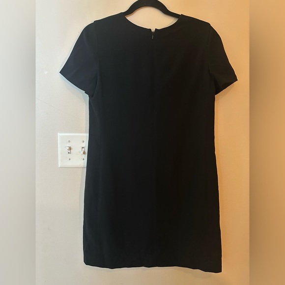 Aritzia Babaton Patricio Crepe Shift Shirt Dress Black Size 4 - Picture 3 of 11